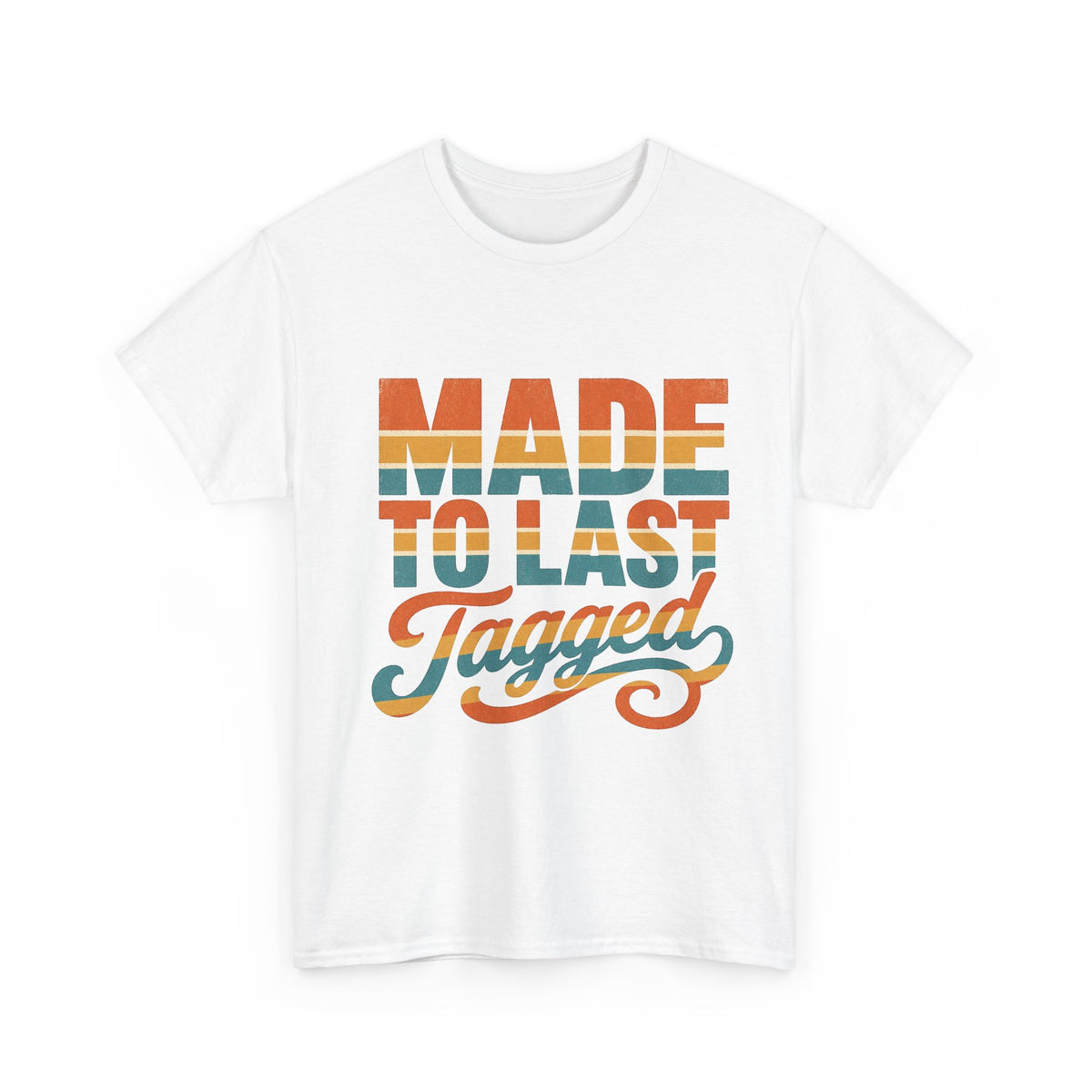 Made to Last Tagged Retro Distressed Graphic Tee