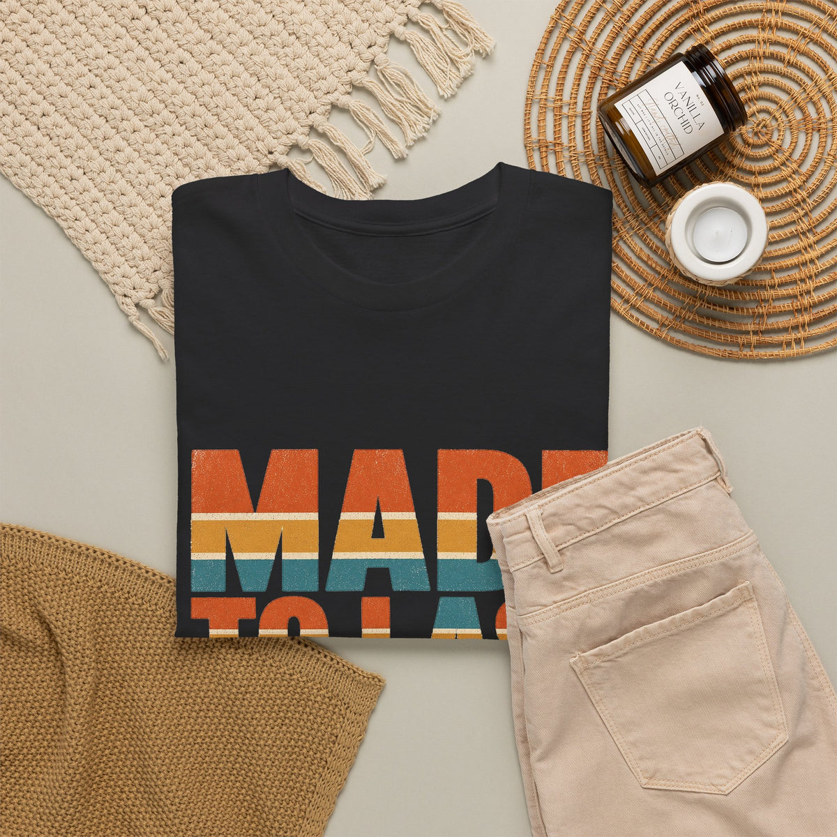 Made to Last Tagged Retro Distressed Graphic Tee